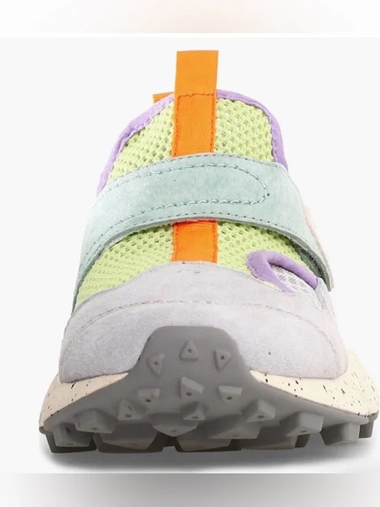 Flower Mountain Pastel Multi-Color Sneakers - Purple, Mint & Orange size 40 - Picture 4 of 16